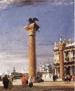 Richard Parkes Bonington The Column of St Mark in Venice USA oil painting artist